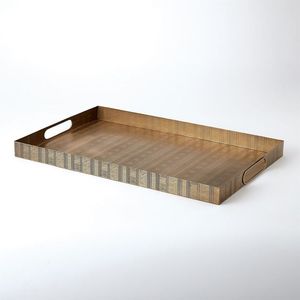 ถาดไม้ทรงกลมขนาดใหญ่ถาดไม้ทรงกลมสำหรับเสิร์ฟเสิร์ฟ - Product Image 5