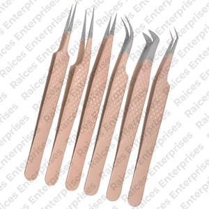 Meilleur matériel ensemble de pinces à cils en acier inoxydable Top qualité logo personnalisé vente en gros ensemble de pinces à cils de haute fabrication - Product Image 1