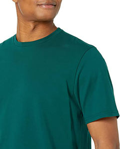 Camiseta de media manga a la moda para hombre, Jersey de poliéster/algodón, alta calidad, cómoda, elástica, transpirable, ecológica, color personalizado - Product Image 2