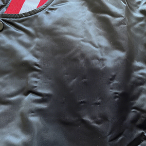 Vente en gros Bomber noir vestes pour hommes Streetwear broderie rouge rayé Varsity veste de baseball pour hommes mode Hip Hop vêtements d'extérieur - Product Image 5