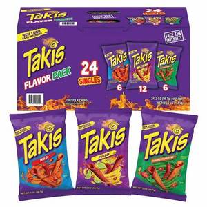 Fuego takis ชิปซีเรียลขนมสายสีน้ำเงิน
