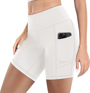 Fitness Workout Short femme sans couture avec poches leggings taille haute, sans couture, taille haute - Product Image 5