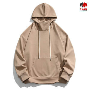 Ryan Pro Gear Men's <b>Hoodie</b> with Front Custom Logo 100% Cotton Fleece Fabric Breathable Casual Winter Wear OEM Service - Product Image 5