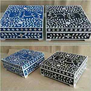 Caja de Joyería de Nácar y Resina Royal Artisans con Tamaño y Logotipo Personalizados, Acabado Pulido, Precios - Product Image 2