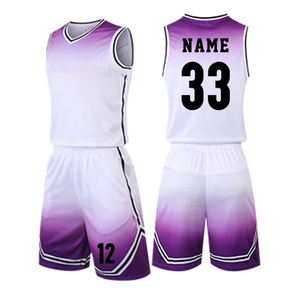 Vêtements de sport à impression sublimée Uniforme de basket-ball pour femmes Conception Vêtements d'entraînement Ensemble d'uniformes de basket-ball - Product Image 1