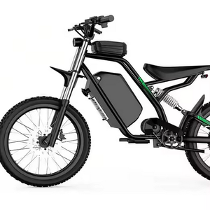 Moto électrique pour adultes et adolescents, moto tout-terrain à double mode, moteur à entraînement central 3000W, batterie au lithium 12V, cadre en aluminium, frein à disque 24 pouces - Product Image 1
