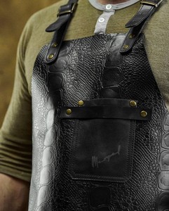 Best High Premium Quality Leather <b>Apron</b> for Men - Product Image 2
