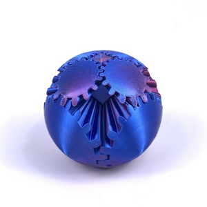 ลูกบอลเกียร์หมุนได้ยืดหยุ่นสีรุ้งของเล่นสำหรับตกแต่งโต๊ะในบ้านออฟฟิศ3D - Product Image 2
