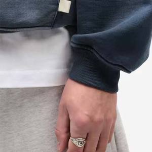 Sudadera con capucha holgada de gran tamaño de color lavado personalizado de alta calidad, ropa de calle informal de peso pesado, sudadera recortada para hombres - Product Image 5