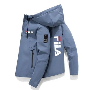 Nouveau printemps et automne marque hommes coupe-vent veste à glissière décontracté haute qualité à capuche Baseball veste Sports de plein air veste - Product Image 1