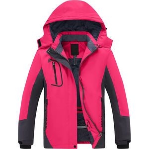 Chaqueta de manga larga para mujer, abrigo de otoño e invierno a prueba de viento, impermeable, transpirable, con bolsillos cálidos, para exteriores, nueva moda - Product Image 1