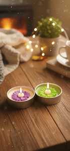 Vela aromática en mini lata de metal OEM, cera de parafina, etiqueta privada personalizada disponible, mejor precio de fabricante indio - Product Image 5