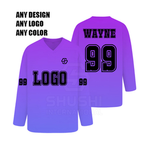Maillot de hockey sur glace personnalisé du Pakistan, imperméable, 100% polyester, design uni pour l'entraînement, nom d'équipe personnalisé disponible - Product Image 5