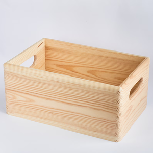 Handcrafted <b>Wooden</b> Box Eco-Friendly Crescent Crafts Design Durable and Elegant Storage Solution Perfect <b>Gift</b> for Any Occasion - Product Image 1