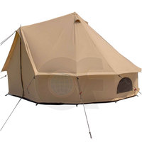 Al Aire Libre 4 estaciones turista impermeable Glamping tienda de lujo 3M 4M 5M 6M algodón tienda de lona tienda de campaña