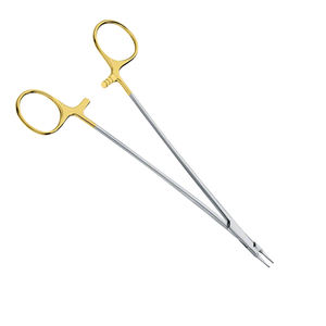 RYDER 180 mm 7 pouces en acier inoxydable industriel chirurgical Debakey opération pince en gros demi or droit porte-aiguille - Product Image 5