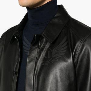 Pakistan Made Best Selling <b>Leather</b> <b>Shirt</b> for Men Low Moq Breathable <b>Leather</b> <b>Shirt</b> for Men in Stock - Product Image 5