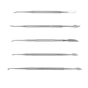 Juego de Instrumentos Dentales Manuales de Acero Inoxidable con Certificación CE, Duraderos, con Agarre de Cera, Reutilizables, Clase I - Product Image 3