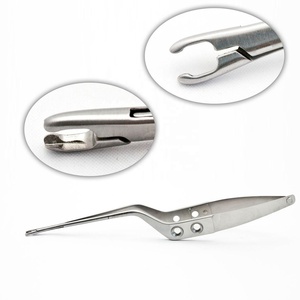 Pinzas para microvasos, dobles y simples, modelo G S 25, de acero inoxidable alemán duradero, ligero y sostenible, lavable a mano. - Product Image 1