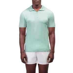 Polo pour homme T Shirt respirant Tissu en coton à manches courtes Décontracté Été Mode OEM Logo personnalisé Fournisseur de gros en vrac - Product Image 1