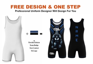 เสื้อกล้ามนักมวยปล้ำชายและหญิงบอดี้สูทชุดต่อสู้ใหม่เสื้อกล้ามออกแบบได้ตามต้องการ - Product Image 2