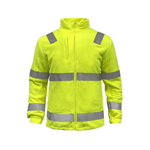 Ropa de seguridad de manga corta reflectante de alta visibilidad de seguridad de construcción de malla transpirable de alto rendimiento - Product Image 1