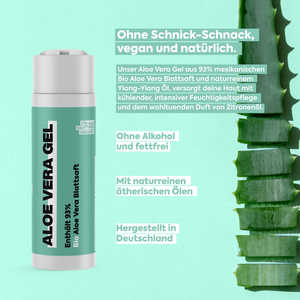 Vitadrops Gel d'Aloe Vera 93% avec Acide Hyaluronique Ingrédients Herbacés Hydratant pour le Visage, le Corps et les Mains Fournisseur OEM - Product Image 5