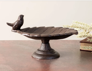 Ak Brass Small <b>Bird</b> <b>Feeder</b> <b>Tray</b> Leaf Outdoor and Gold Antique Finishing Metal Hanging <b>Bird</b> <b>Feeder</b> - Product Image 3