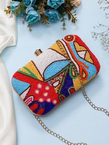 Bolso de Mano de Diseño Vintage para Mujer con Bordado a Mano, Madreperla, Artesanía de Lujo, para Bodas y Fiestas de Verano, Gran Venta en Catar - Product Image 2