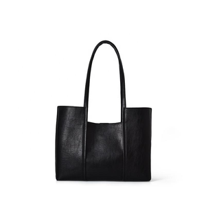 Nouvelle collection 2024 : Sacs fourre-tout décontractés en cuir PU pour femme, ensemble de 2 pièces avec motif à pois et pochette à cosmétiques – En stock - Product Image 5