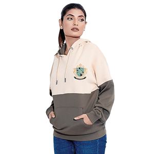Calidad Premium 340 GSM diseño personalizado impresión bordado Diseño tamaño mujer Sudadera con capucha 65% algodón 35% poliéster de Bangladesh - Product Image 1