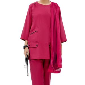 Última Colección de Uniformes Médicos, Conjunto de Uniforme de Enfermería Ligero, Estilo Único, Uso Hospitalario, Fabricación en Fábrica - Product Image 2