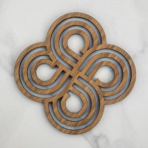 Sous-verre personnalisé en pierre carrée Mdf avec panneau dur de sublimation 3.75 écologique moderne avec sous-verre arrière en liège - Product Image 2