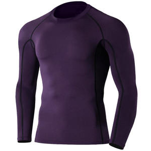 Camiseta Deportiva de Compresión para Hombre, Transpirable, Ecológica, de Secado Rápido, Manga Larga, con Logotipo Personalizado, Proveedor Mayorista de Ropa Deportiva - Product Image 4