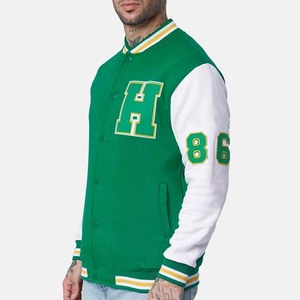 Chaqueta de béisbol universitaria para hombre, chaquetas universitarias gráficas Vintage para hombre con parches bordados, diseño de letras, ropa deportiva - Product Image 2