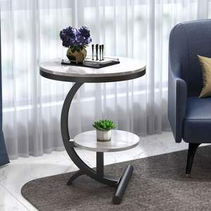 Fraîchement Style Table D'appoint Rond En Verre Top Qualité Lit Table D'appoint Fabricant et Exportateur De L'Inde - Product Image 3