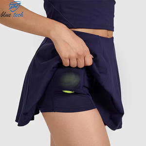 Uniforme de Tenis Personalizado para Mujer, Conjunto de Falda y Vestido, Transpirable, de Secado Rápido, Spandex/Poliéster, Proveedor Mayorista OEM, Diseño de Logotipo Personalizado - Product Image 4