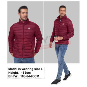 แจ็คเก็ตเลตเตอร์แมนราคาดีที่สุด แจ็คเก็ตฤดูหนาวปักโลโก้ตามสั่ง แจ็คเก็ตพัฟเฟอร์แบรนด์ส่วนตัวสำหรับขาย - Product Image 5
