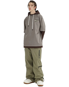 Pantalon cargo de snowboard ample à jambes larges, coupe ample, vêtements de ski de rue - Product Image 5