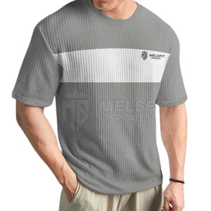 T-shirt oversize urbain pour homme, coupe ample, respirant, tissu tricoté 100% coton, léger, idéal pour l'été - Product Image 2
