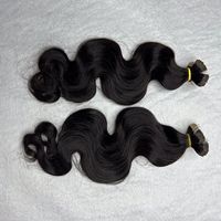 Extensions de cheveux vierges vietnamiennes à bandes adhésives 100% Body Wave, double trame machine, 8-40 pouces, de la collection Cloudyhair