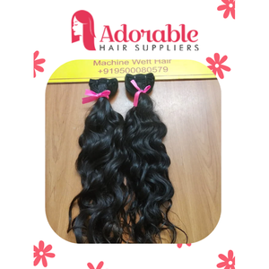 Venta al por mayor 8 \ "36 \" Longitud estirada Raw Italian Natural Wave 36 \ "Extensiones de cabello indio Modelo de onda suelta - Product Image 2