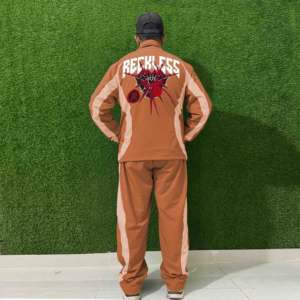 Ensemble de survêtement unisexe 2 pièces, streetwear, uni, design personnalisé, sweat à capuche élastique, pantalon cargo, jogging, léger, 100% coton - Product Image 4