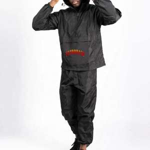 High Quality Winter Mens Streetwear Windbreaker Tracksuit Full Zip up Windproof & Breathable Maternity Set Custom Logo <b>Print</b> OEM - Product Image 4