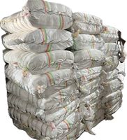 Sacs tissés en polypropylène blanc (PP) de haute qualité personnalisables 25kg 50kg directement en usine pour l'alimentation en farine de grains de riz PP tissé