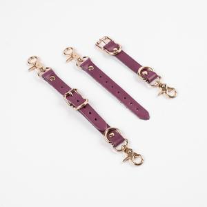 Fabricant ceinture de bondage BDSM personnalisée et poignets de cuisse en cuir de vachette différentes couleurs BDSM-0070 - Product Image 4