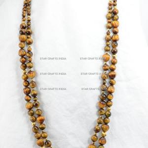 Collier fantaisie court en résine fait main personnalisé au design unique Collier fantaisie en perles épaisses orange Collier multi-résine - Product Image 3