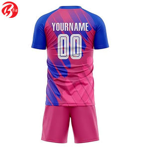 Camiseta de fútbol con estampado de sublimación de secado rápido de alta calidad, camisetas de fútbol, conjunto de adultos, uniformes deportivos de entrenamiento de equipo - Product Image 2