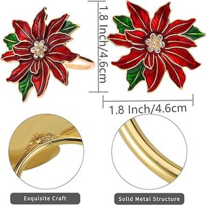 Servilleteros de aleación de diseño moderno, decoración de mesa perfecta de alta calidad, agrega un toque romántico a las cenas e impresiona a tus invitados - Product Image 5