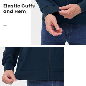 Chaqueta Cortavientos Ligera con Cremallera Completa para Hombre, Impermeable, de Secado Rápido y Transpirable, para Uso Diario y Moda Urbana - Product Image 5